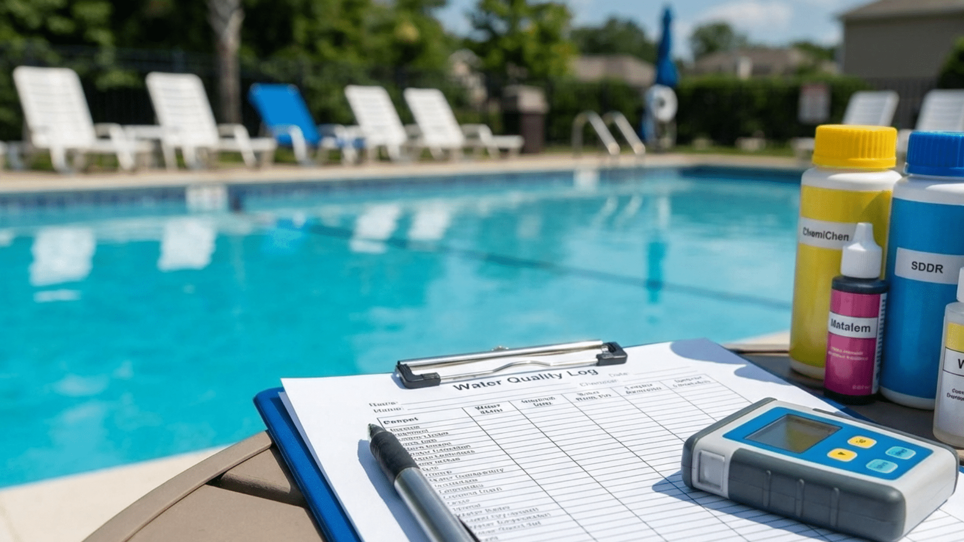 Commercial Pool Maintenance Checklist